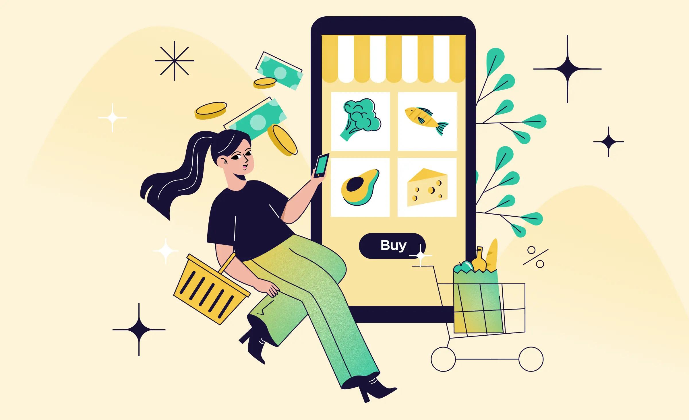 Grocery app development guide for 2025: How to overcome competitors