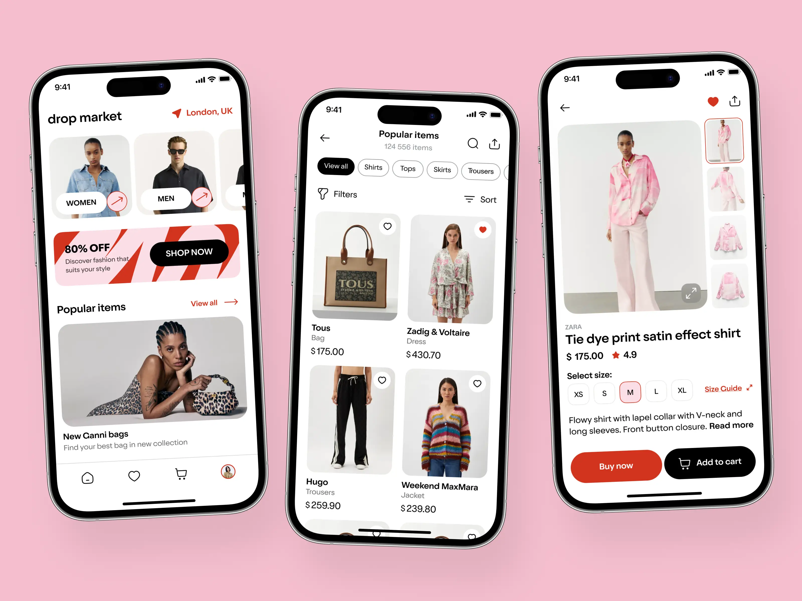 E-commerce mobile app