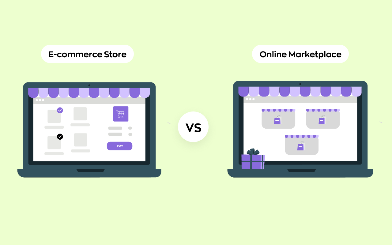 Cost of e-commerce app development: difference online store and a marketplace