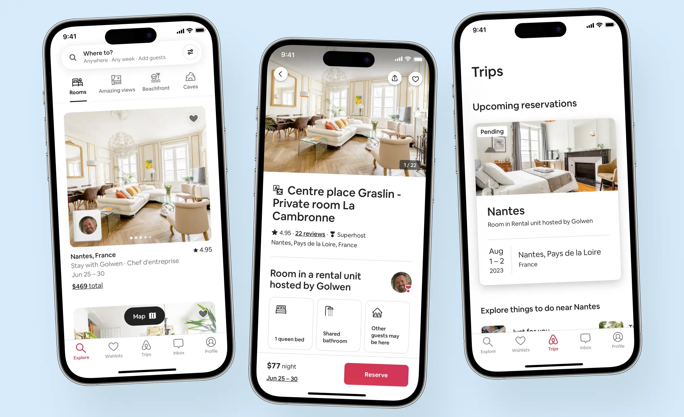 Increase user engagement: Airbnb screens