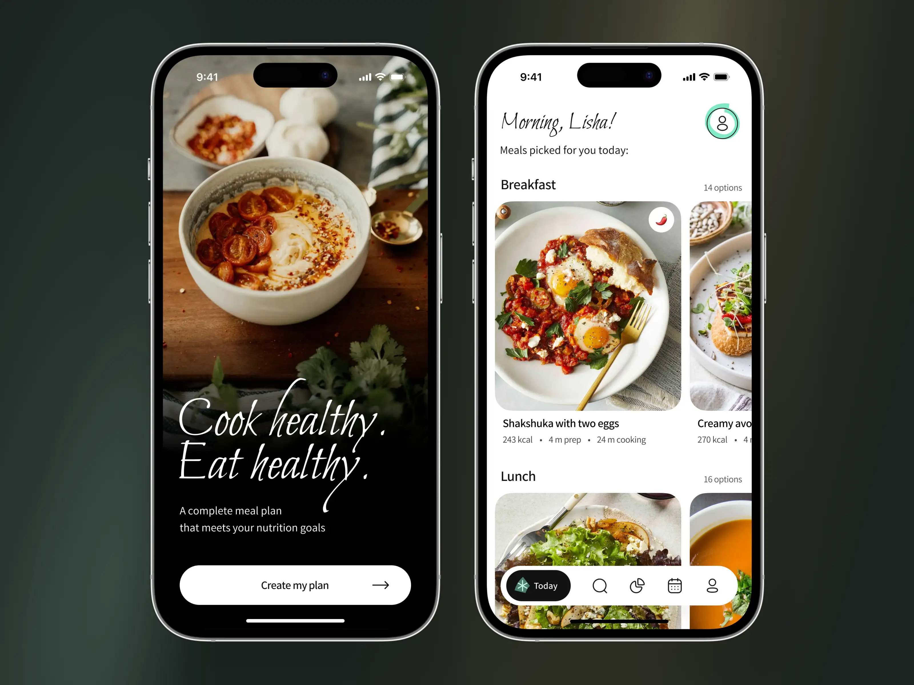 Food mobile app