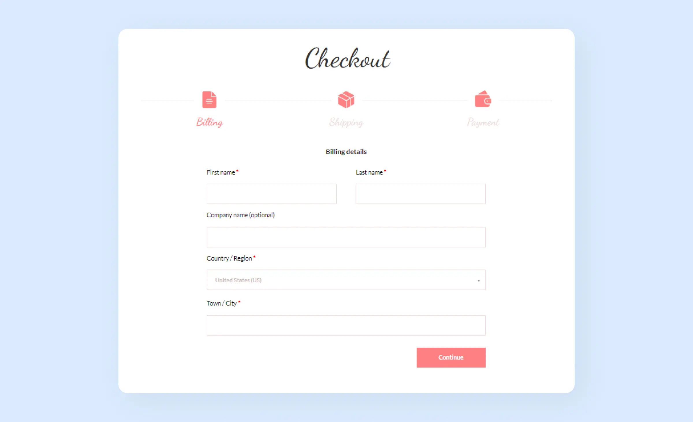 Information structure in behavioral design - an example with a multi-step checkout process