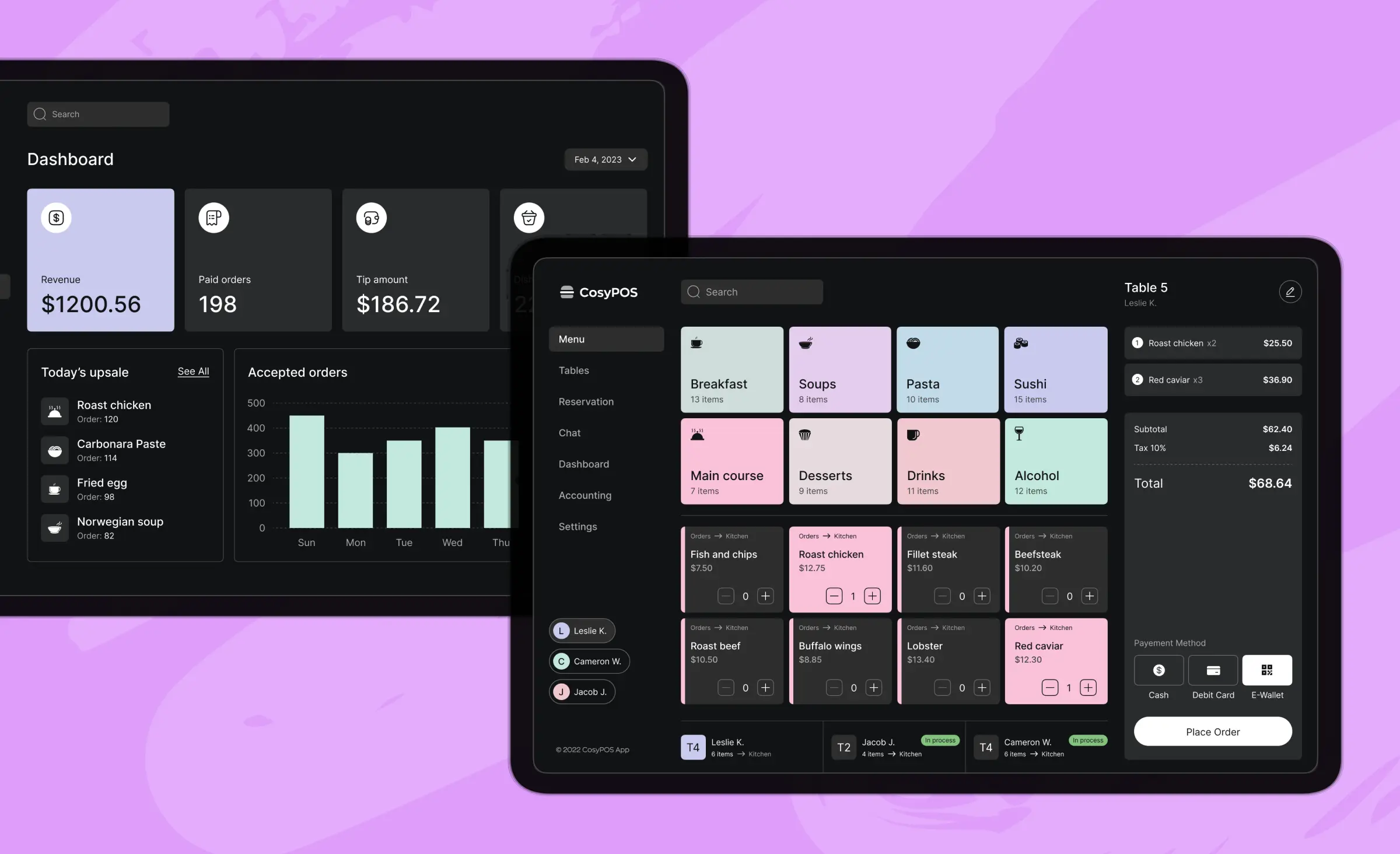Screens of B2Bapp representing a viable FinTech startup idea