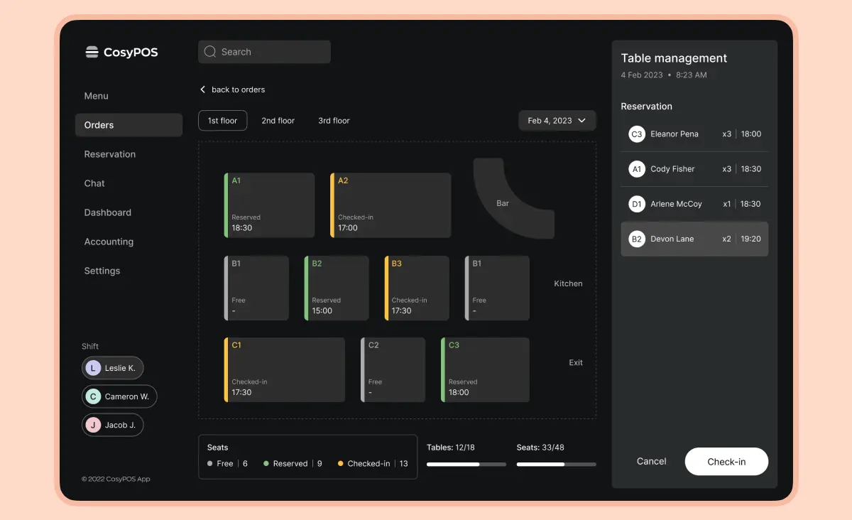 How to reduce operational costs: dashboard in POS system