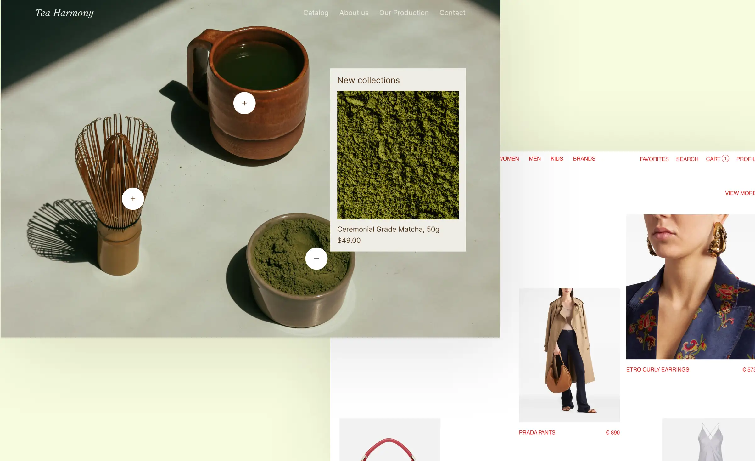 E-commerce development solutions: e‑commerce store concepts