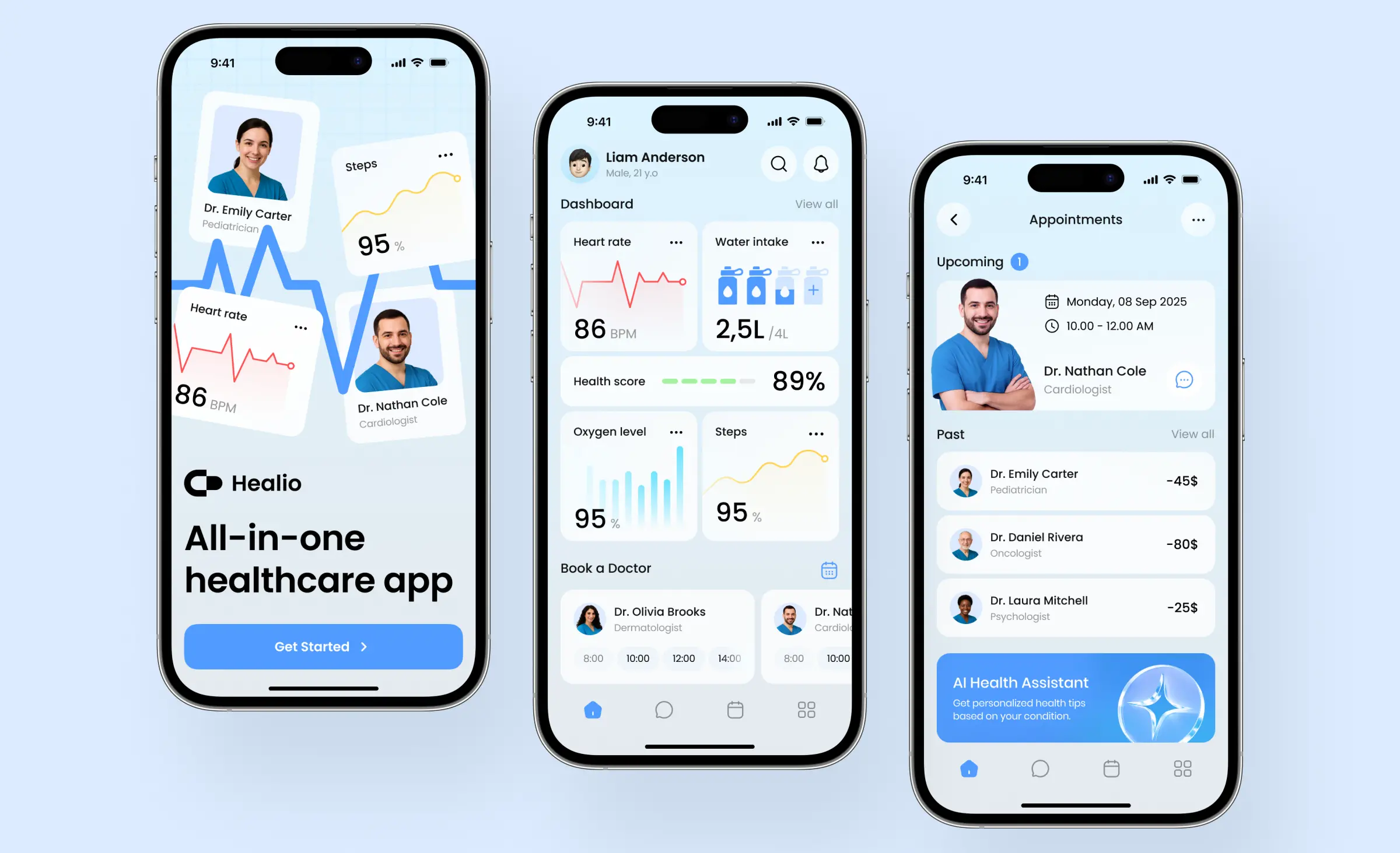 HIPAA vs Australian healthcare laws - how to design a compliant mobile app. A healthcare app design concept by Ronas IT