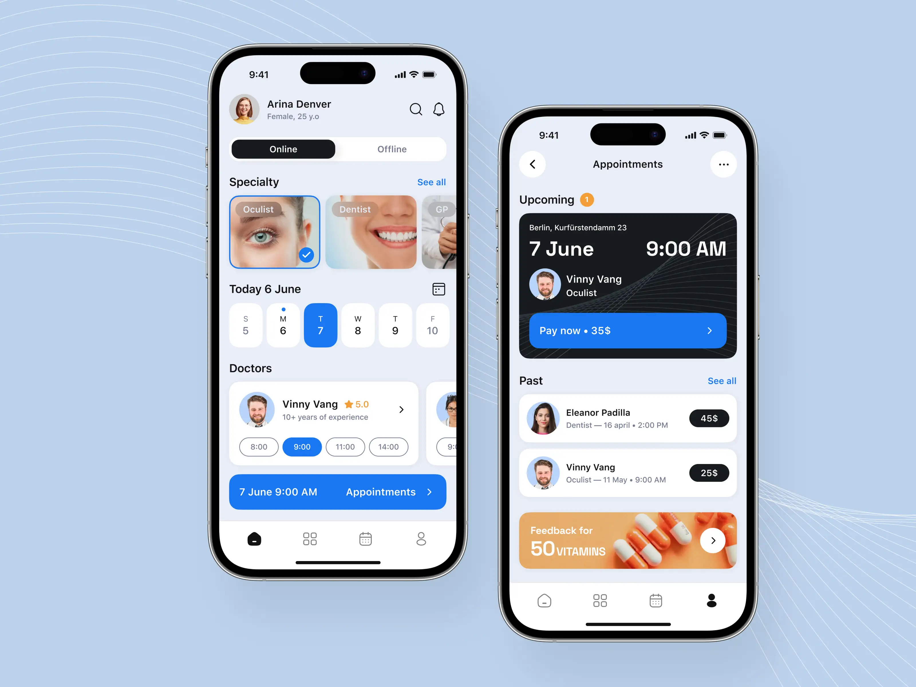 Healthcare mobile app