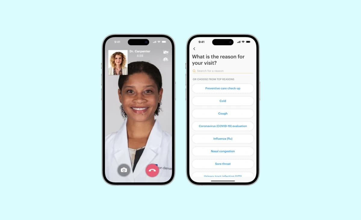 Doctor on Demand telemedicine app