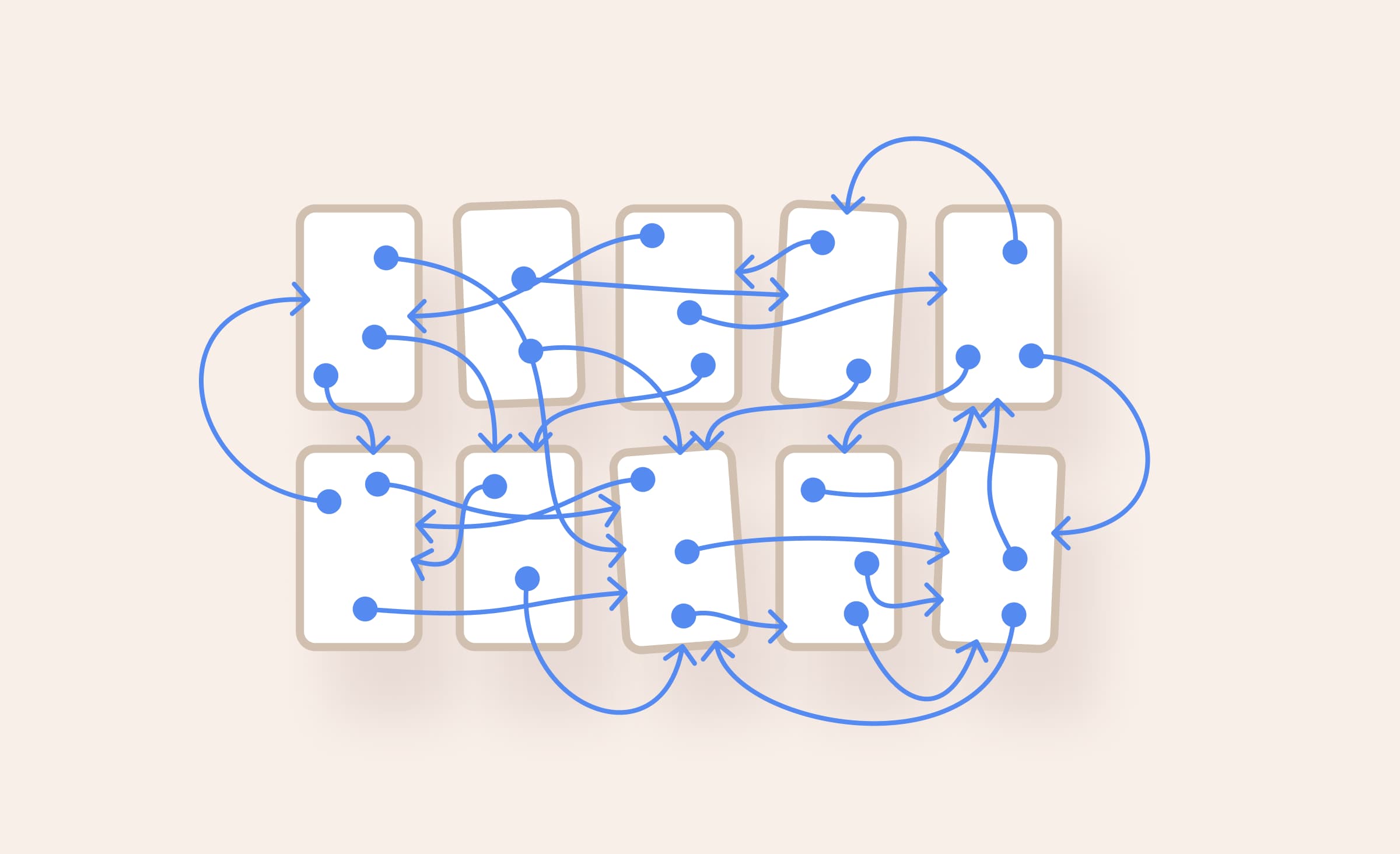 How design prototype in custom software development looks.