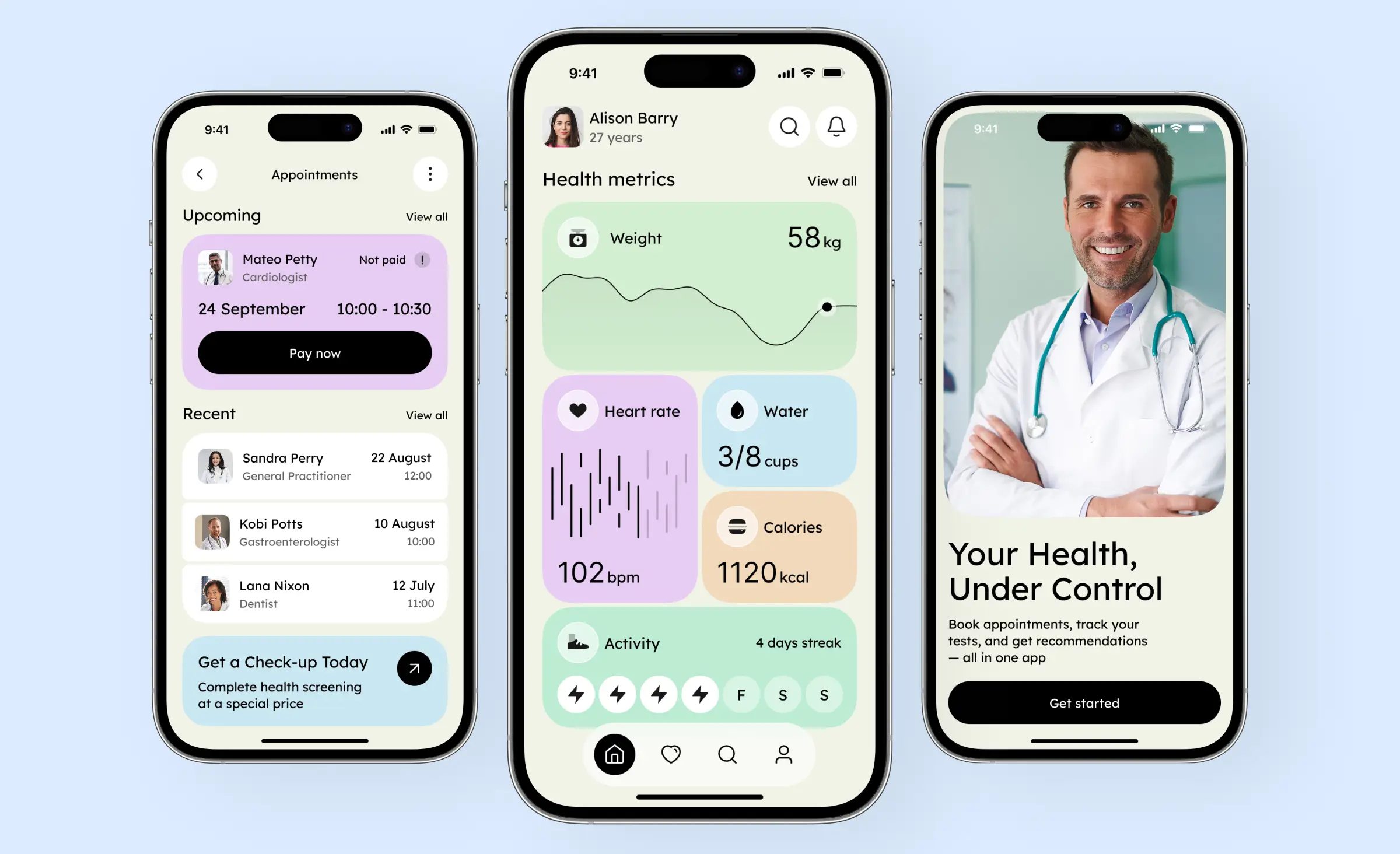 An example of software for connected healthcare devices - a concept designed by Ronas IT