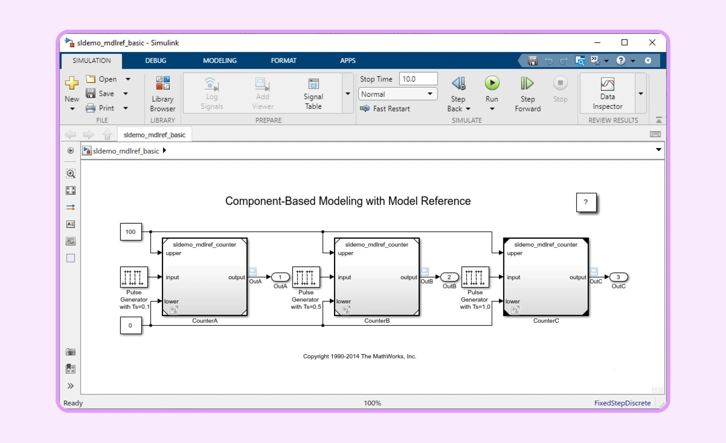 Simulink is an example of simulation educational software development solution