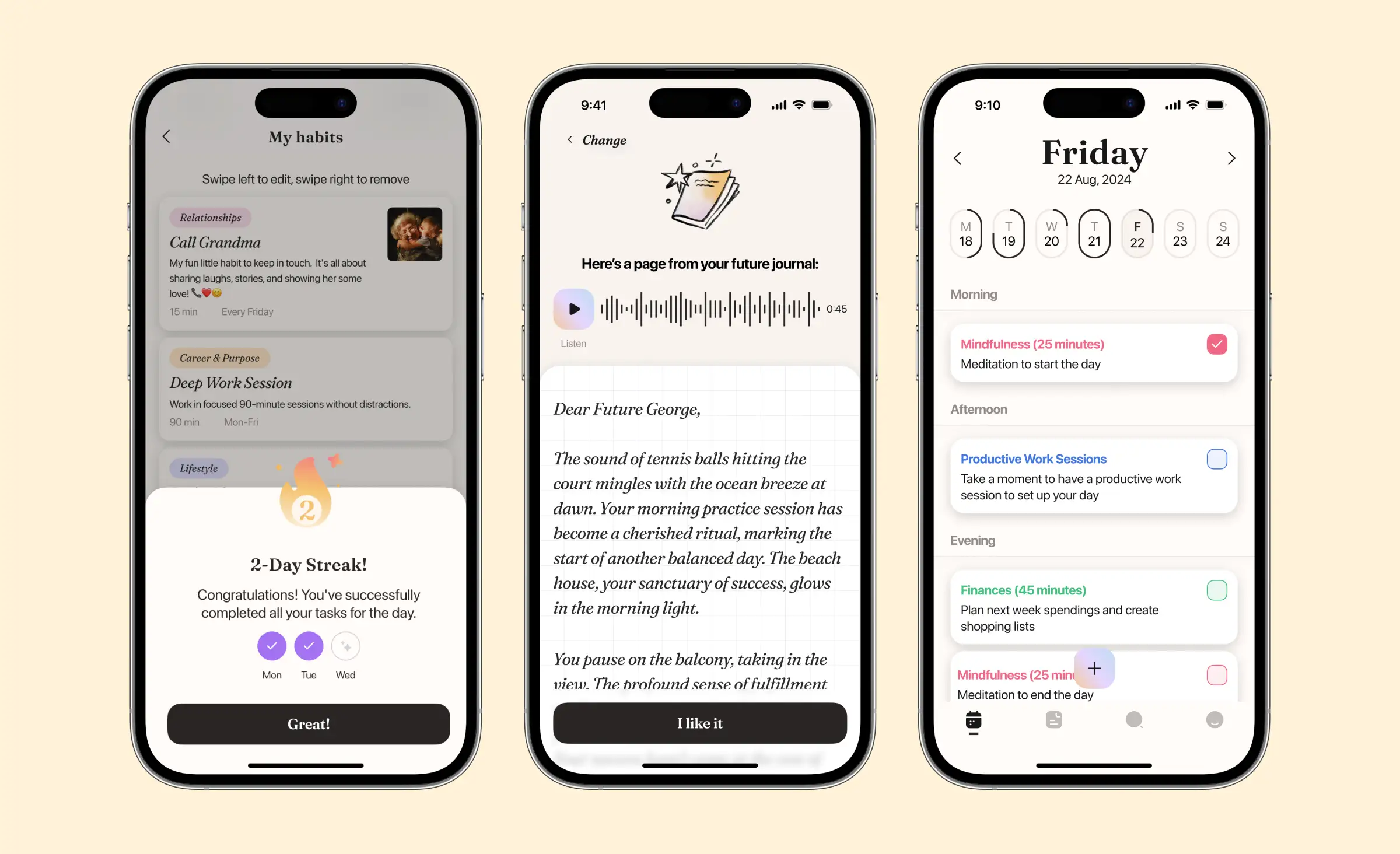 Natural Language Understanding (NLU) implemented in a habit tracking app to provide personalized insights, motivate users, and understand behavioral patterns