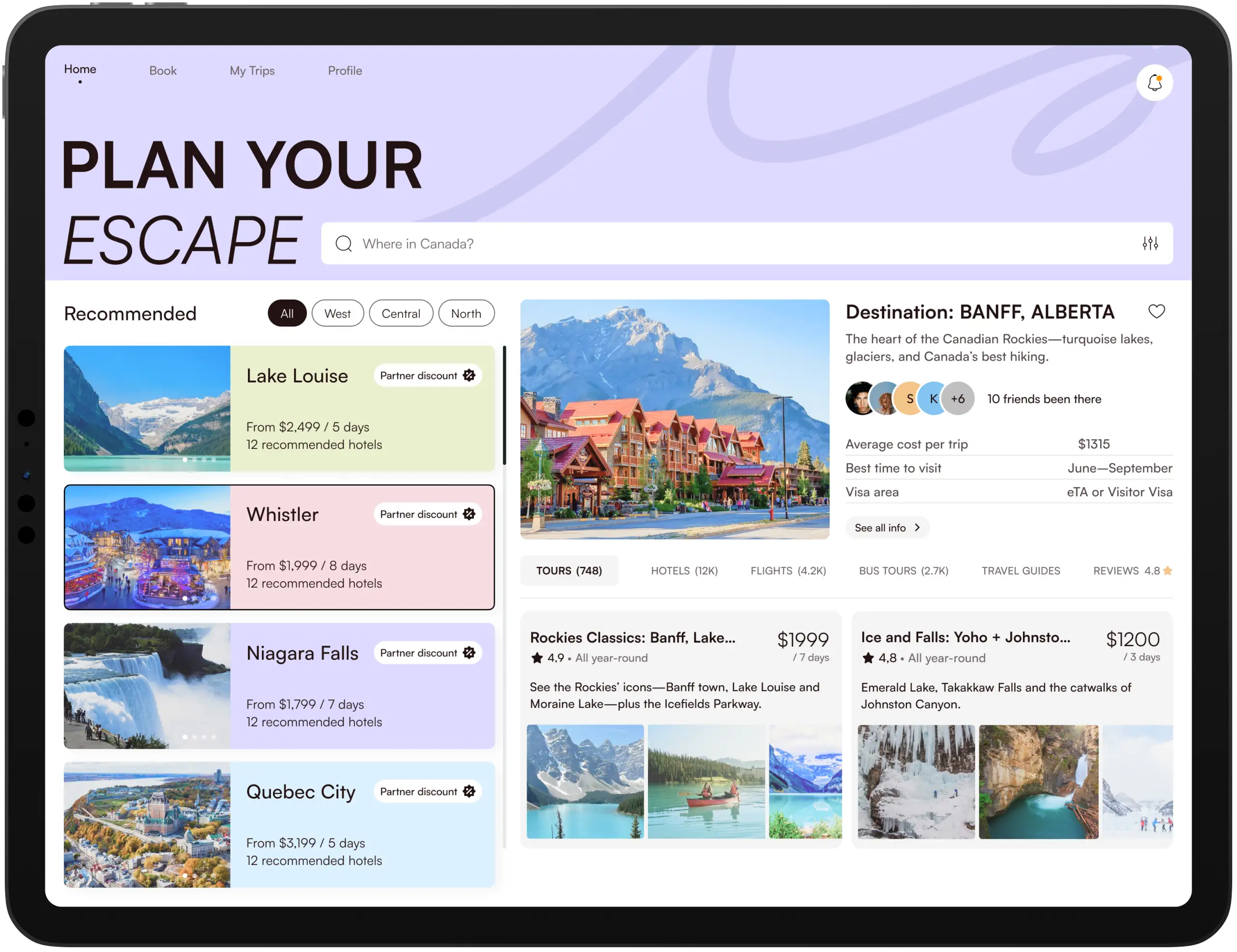 Travel web and mobile apps header image