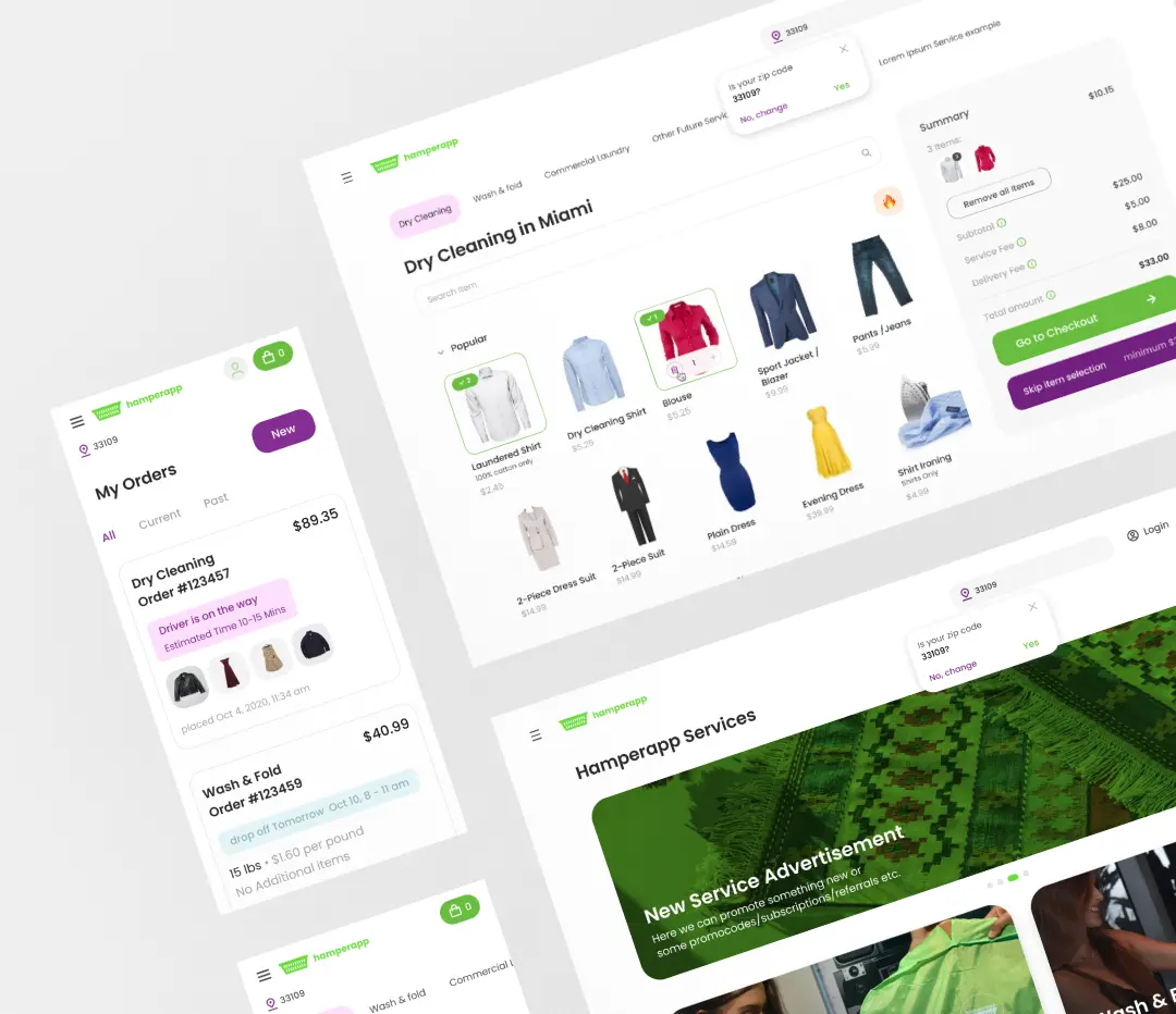 How we developed native apps for laundry service: Hamperapp case study