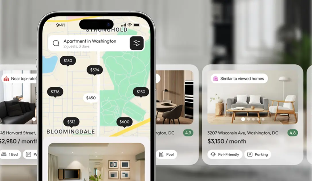 US property search app with SaaS-like agent subscriptions built with React Native