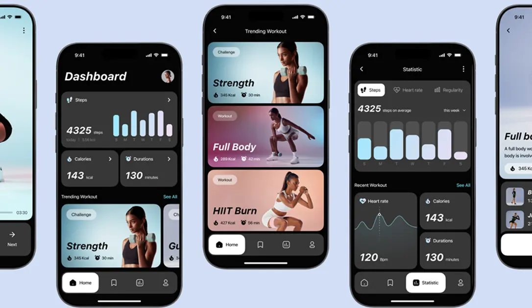 AI-powered fitness app with workout recommendations built with React Native