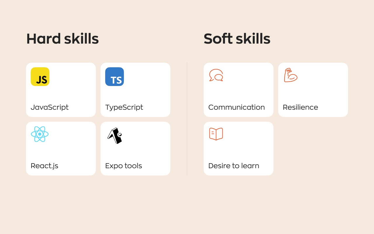 Hard and soft skills to check when hiring React Native app developers