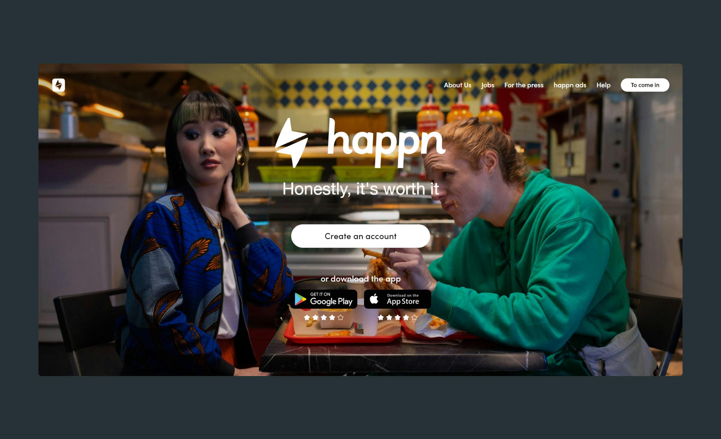 You can build a social media website to promote your social network like Happn does