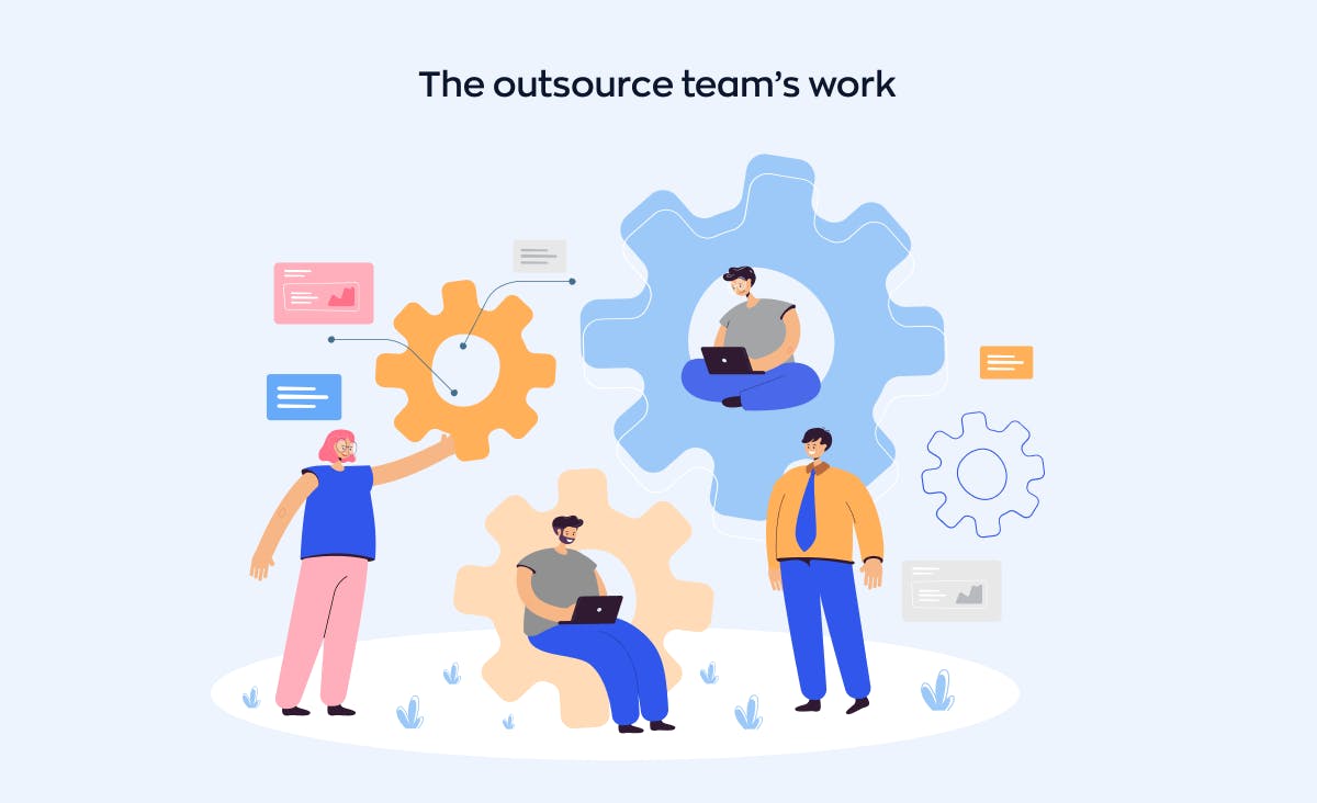 frontend vs. backend development: the outsource team’s work