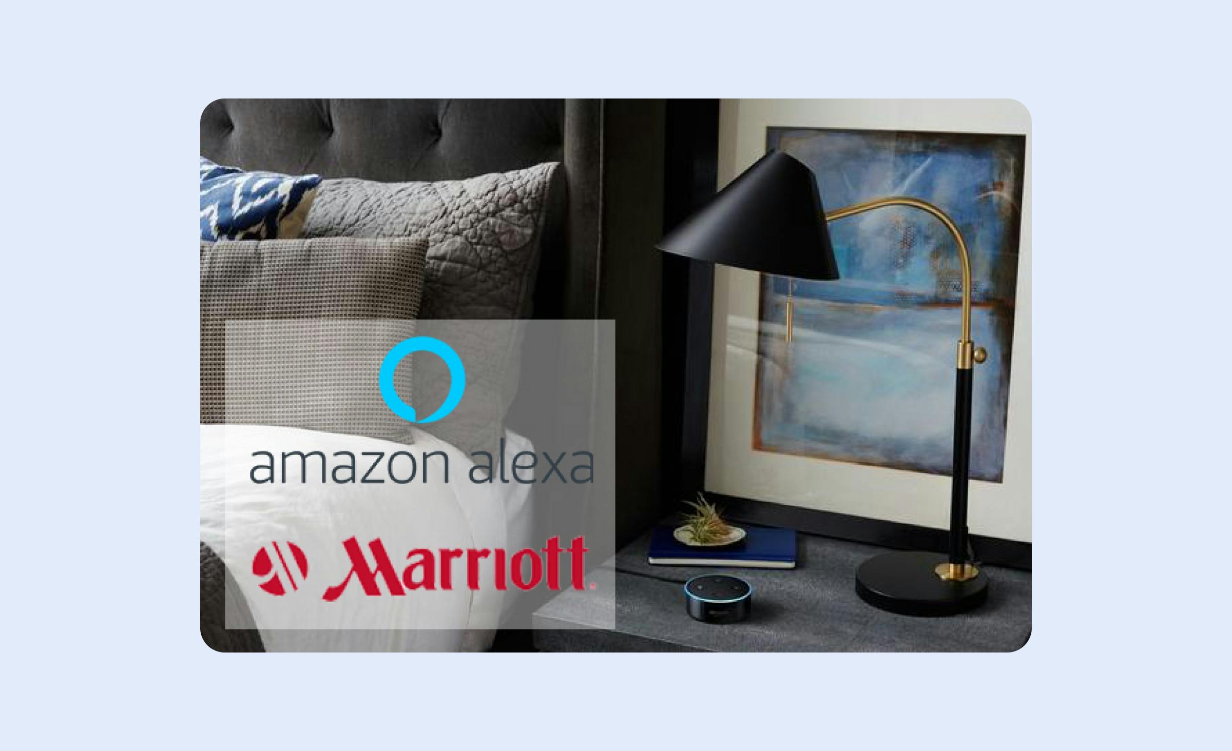 Data management services: Marriott Hotels use Alexa voice assistant to enhance their service