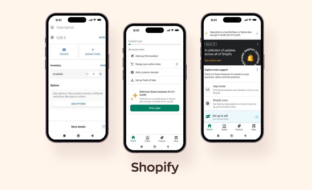 React Native e-commerce app made by Shopify