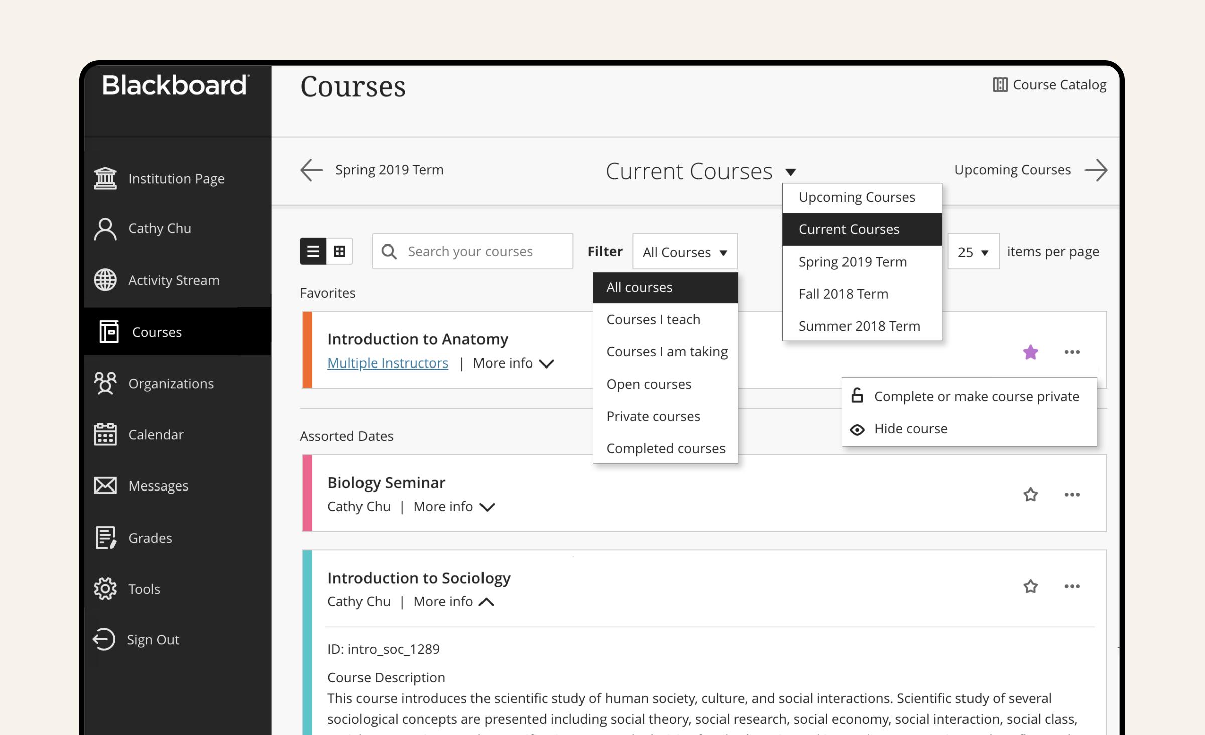 What is a learning management system like Blackboard Learn