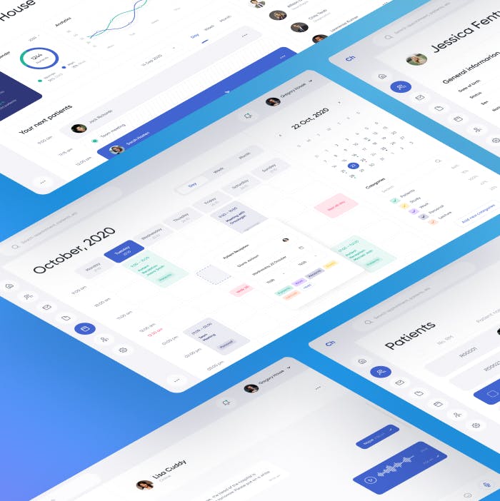 a fully complete design of the project with a ui-kit