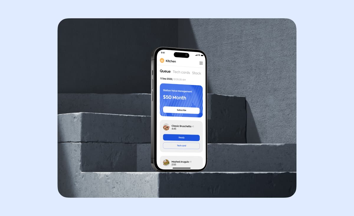 Enterprise mobile app development: Point-of-sale systems may also display enterprise app functionality.