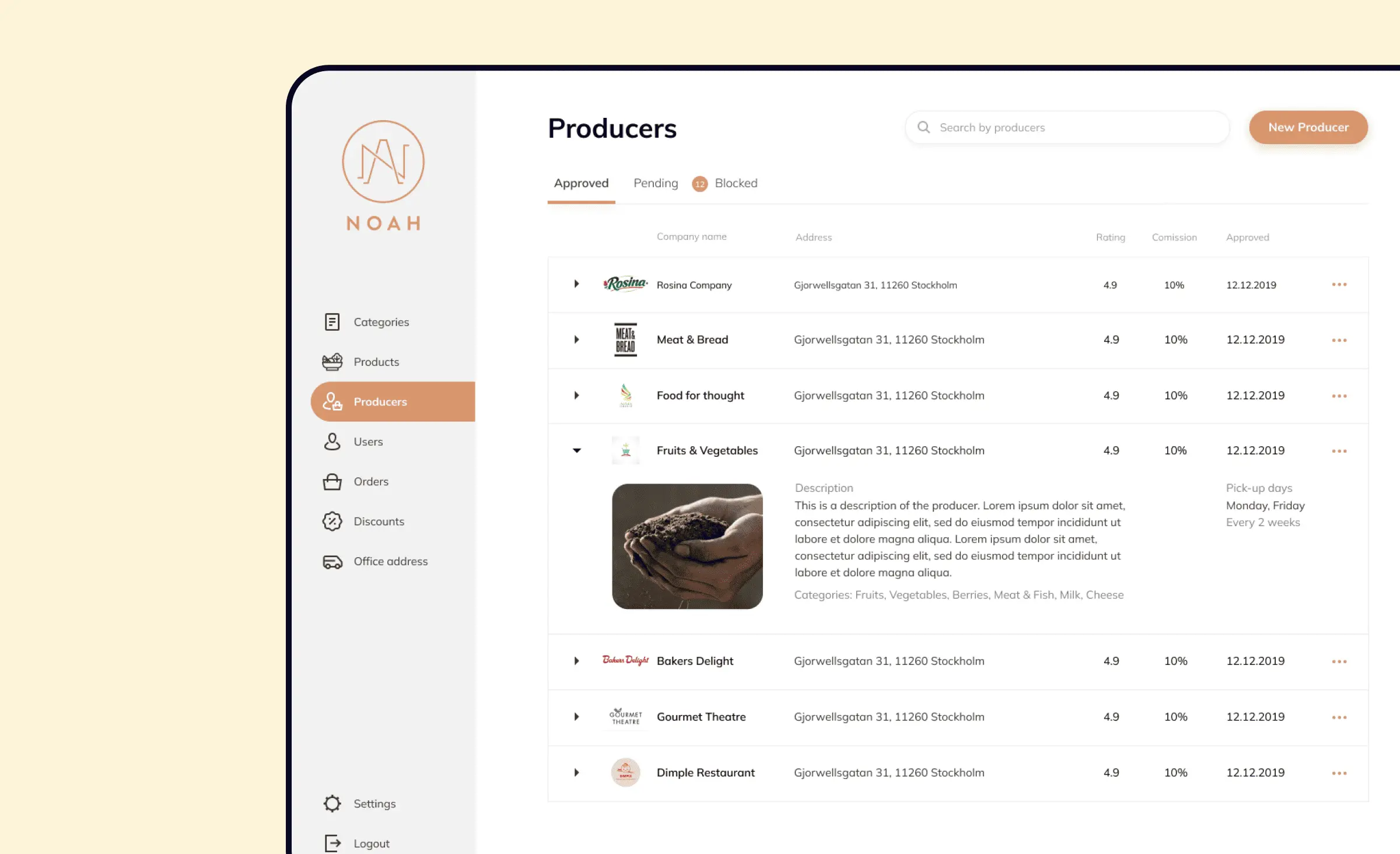 Outsource web development to create a marketplace app like Noah - check out the case for details