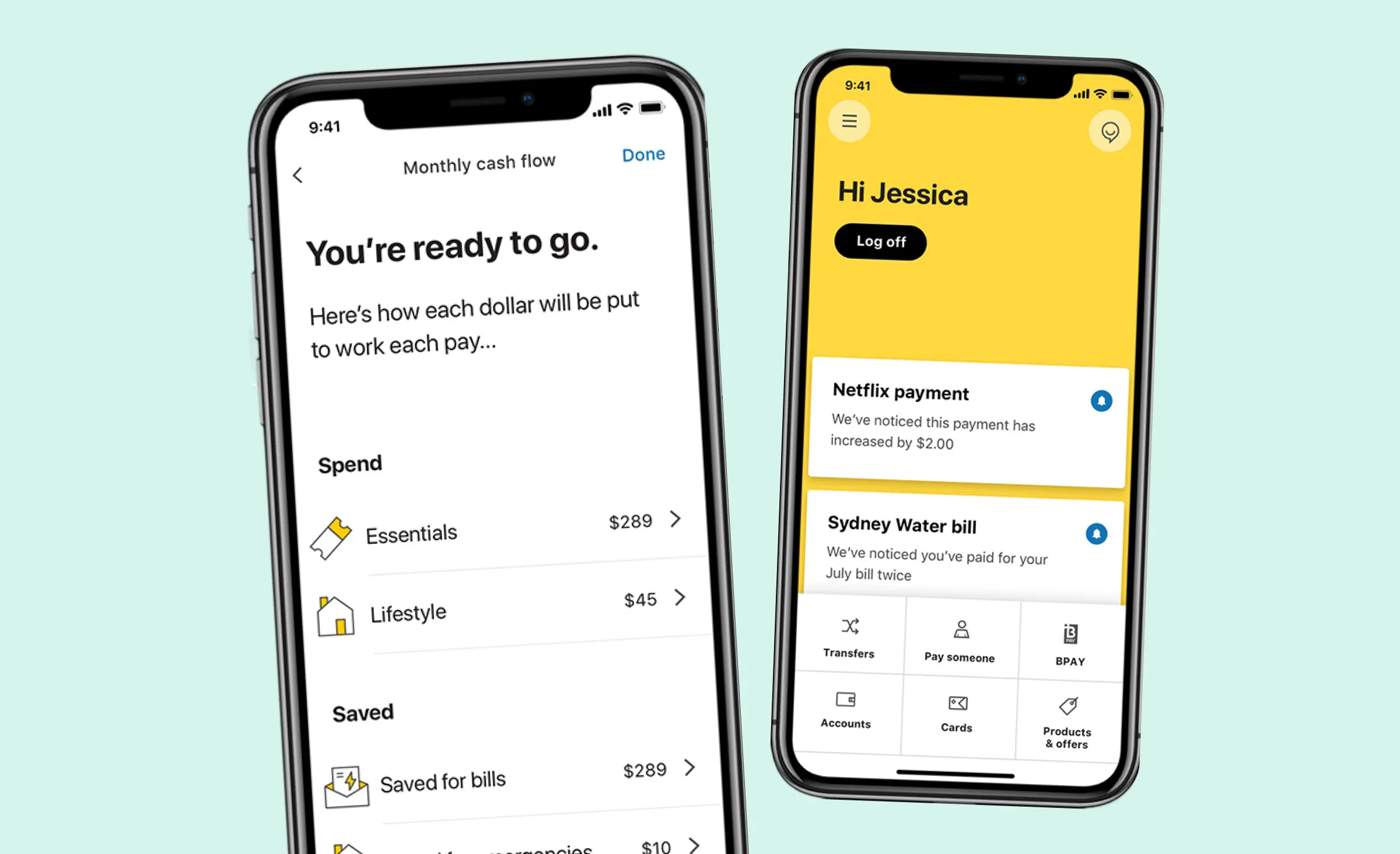 Outsource web development to create a banking app like the Commonwealth Bank of Australia