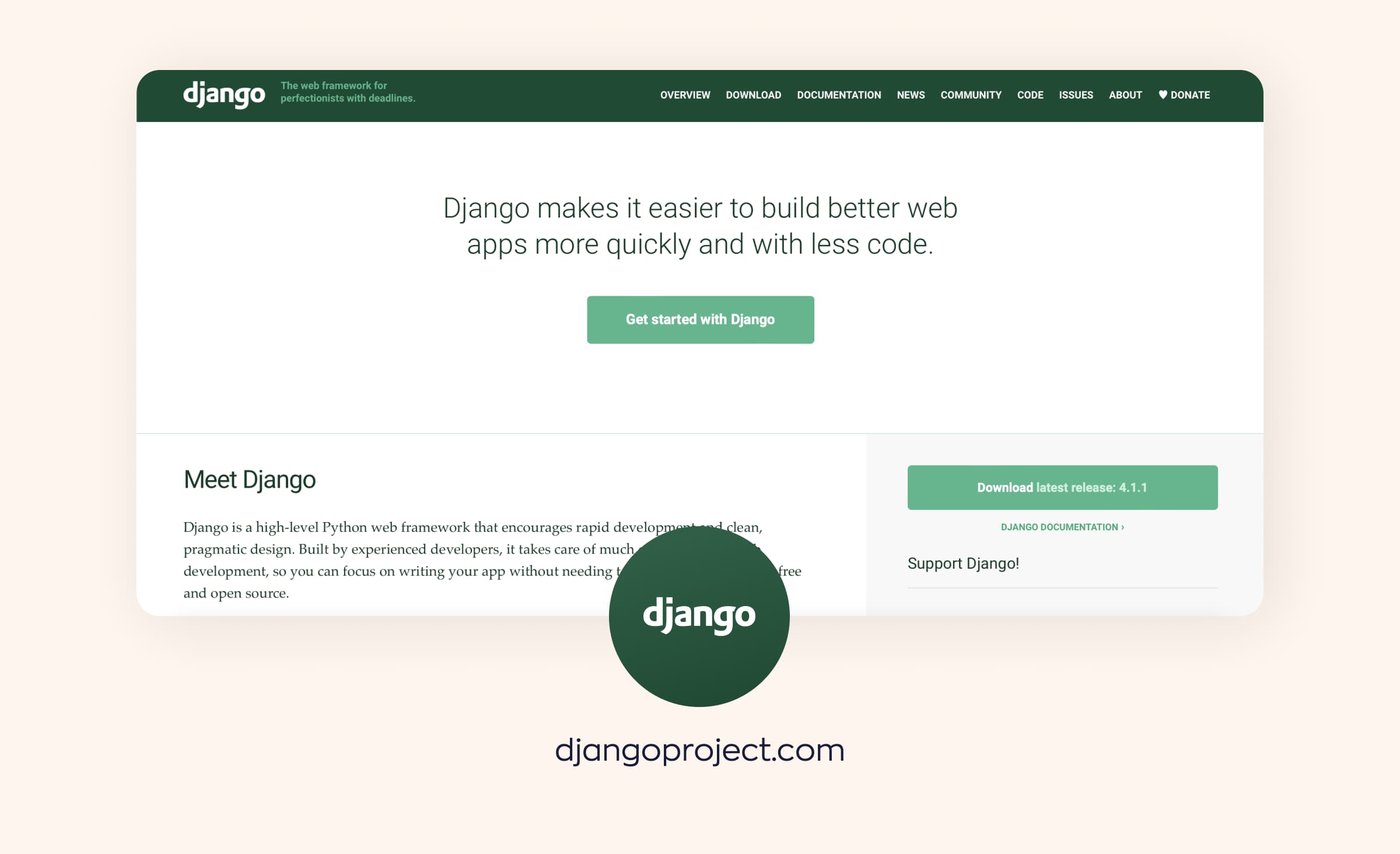 Python most popular frameworks overview: Django