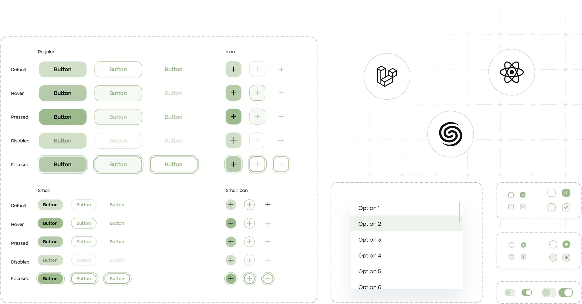 Tutoring platform design system with Laravel, React, and Sanity tech stack