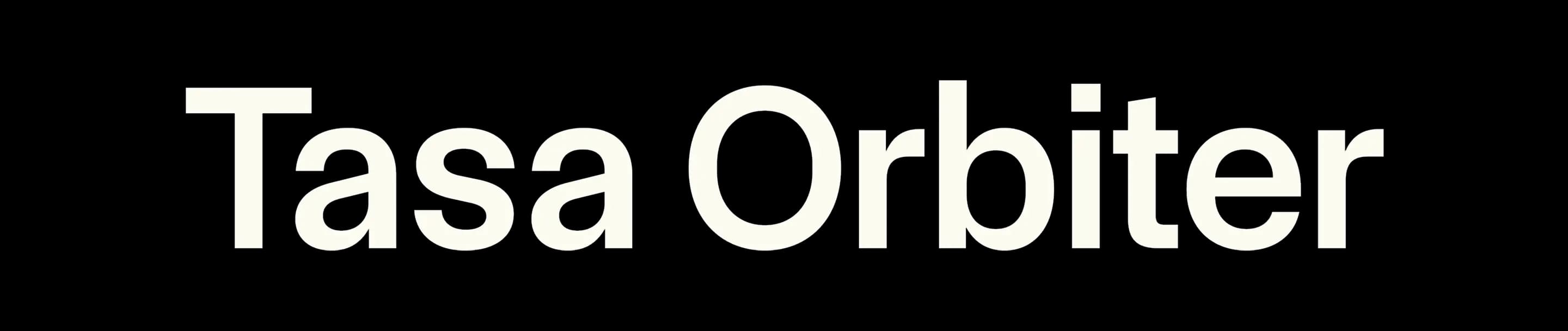 The Drivery brand typeface, Tasa Orbiter, shown as a specimen.