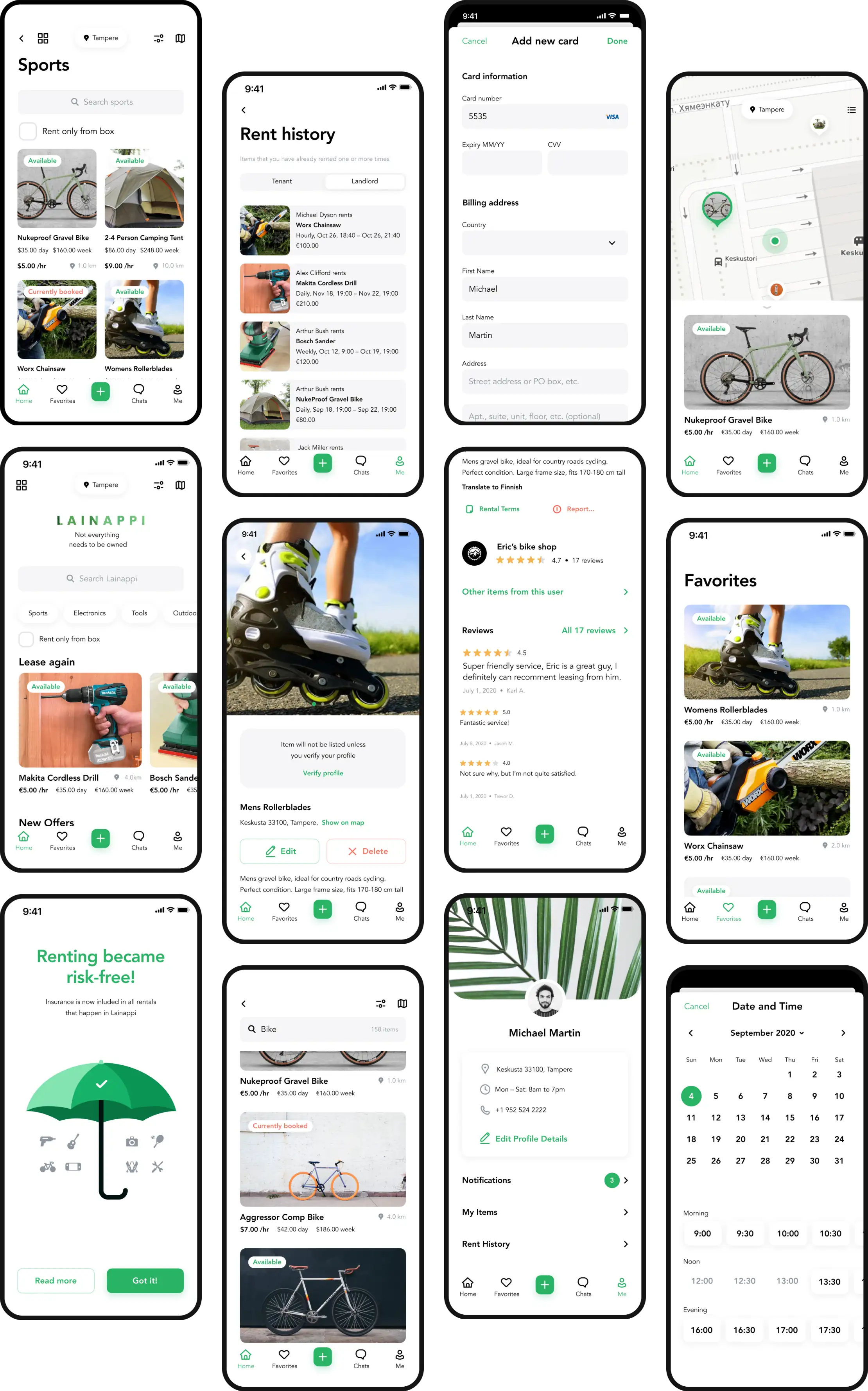 Collage of Lainappi app screens illustrating development challenges.