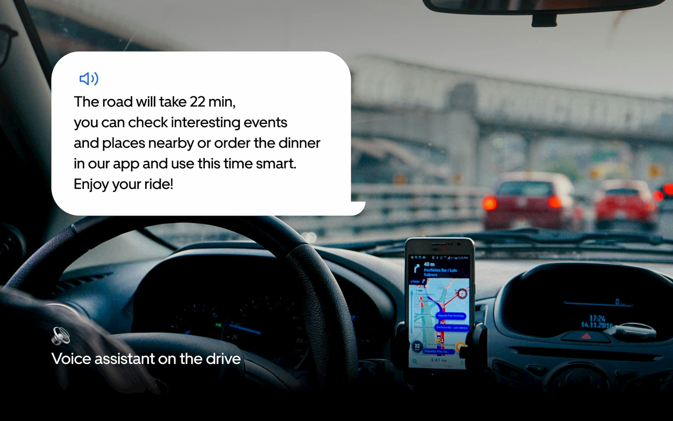 voice assistant on the drive